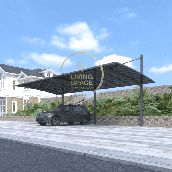 Back Pull Double Carport