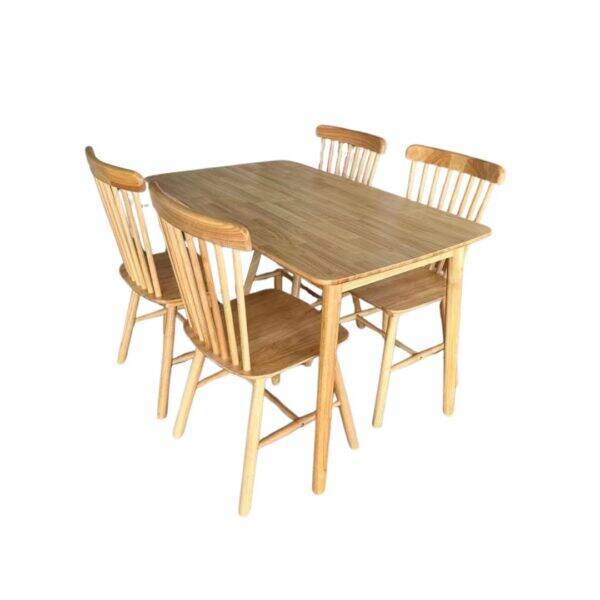 wooden dining suite