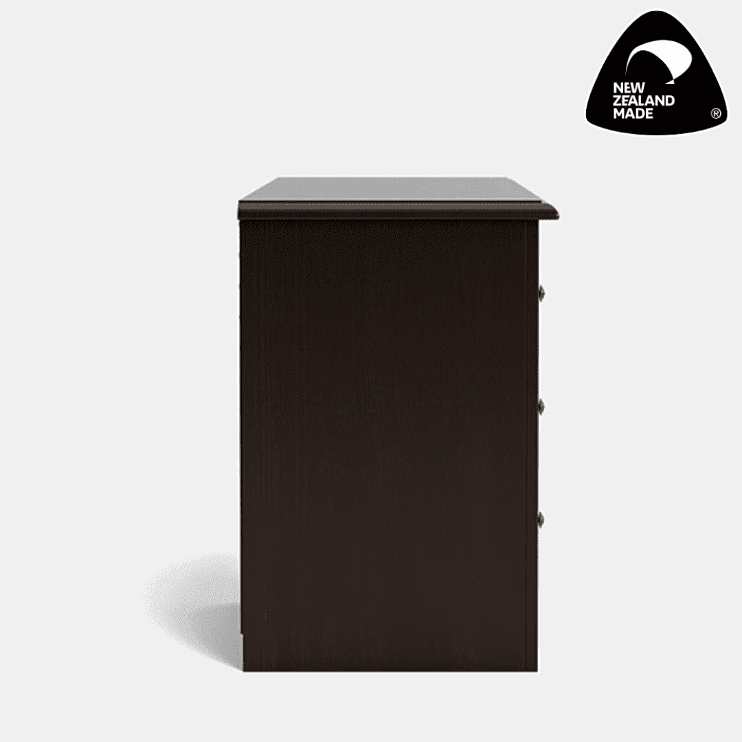 Dark Oak - Villager 3 Drawer Desk