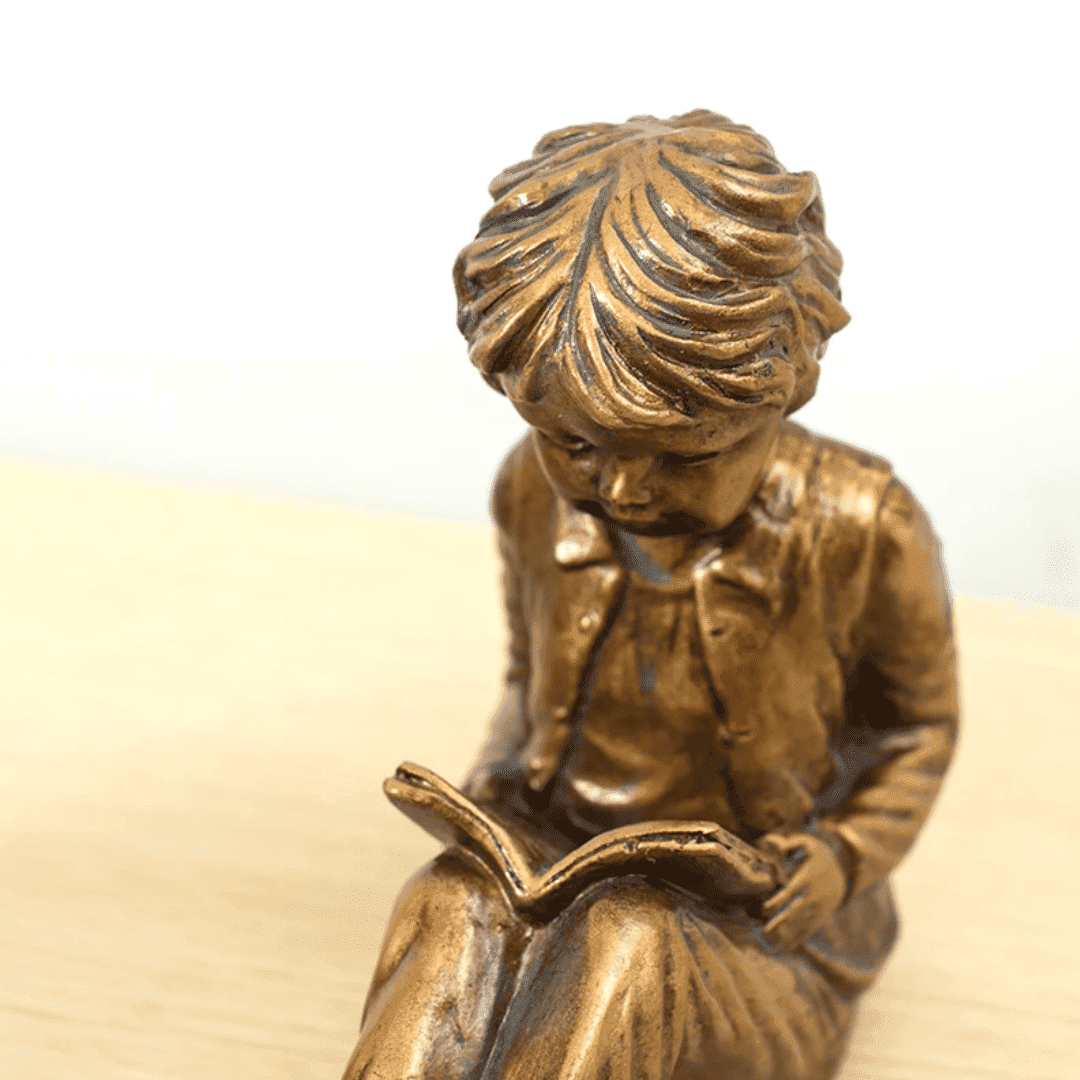 Girl Boy Bookend Home Decor
