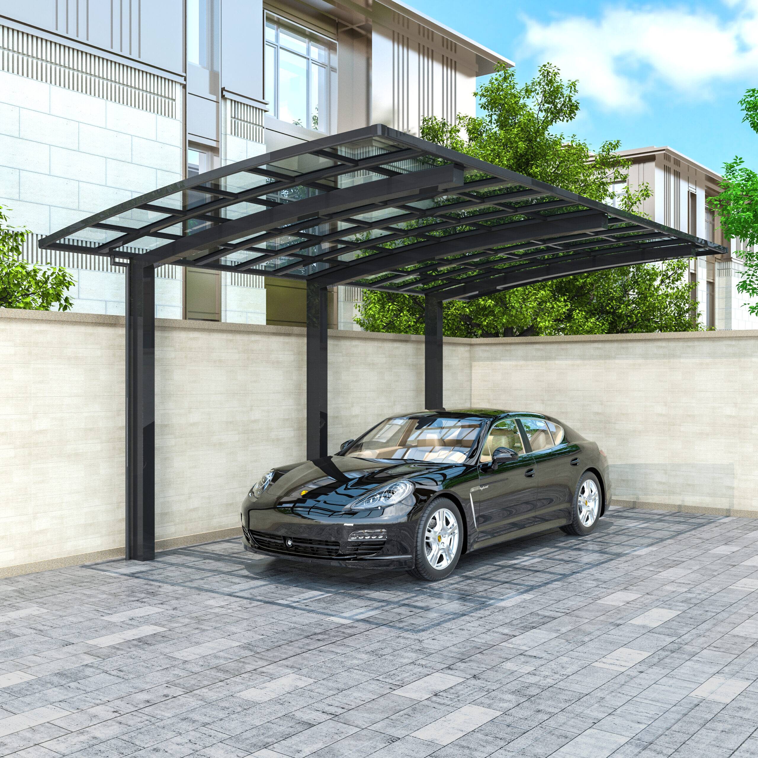 single carport black