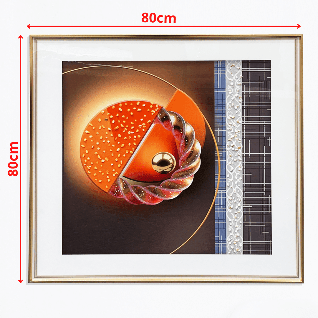 Abstract Brown Wall Art