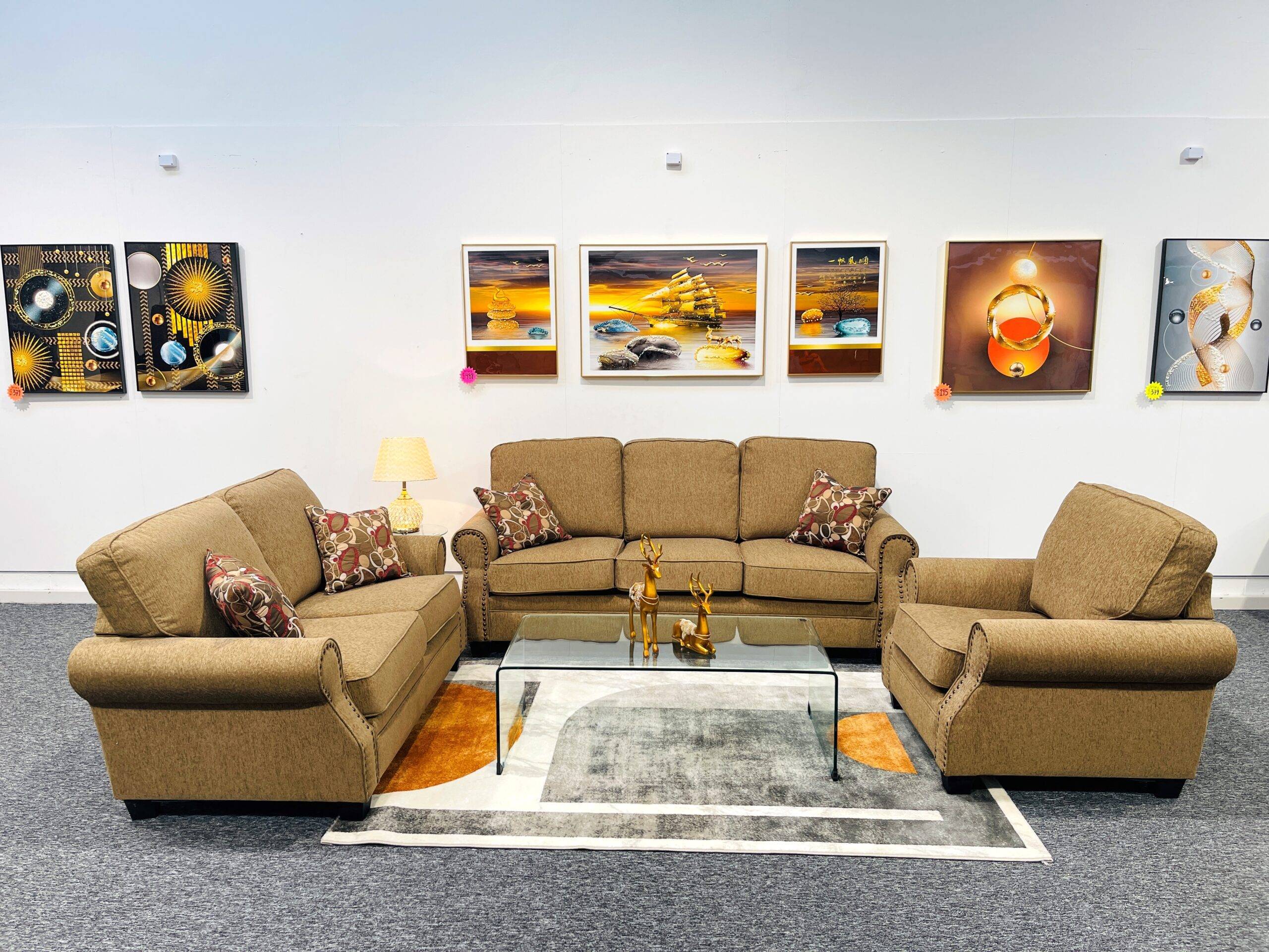 Becky Fabric Lounge Suite