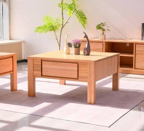 dylen square- wooden coffee table