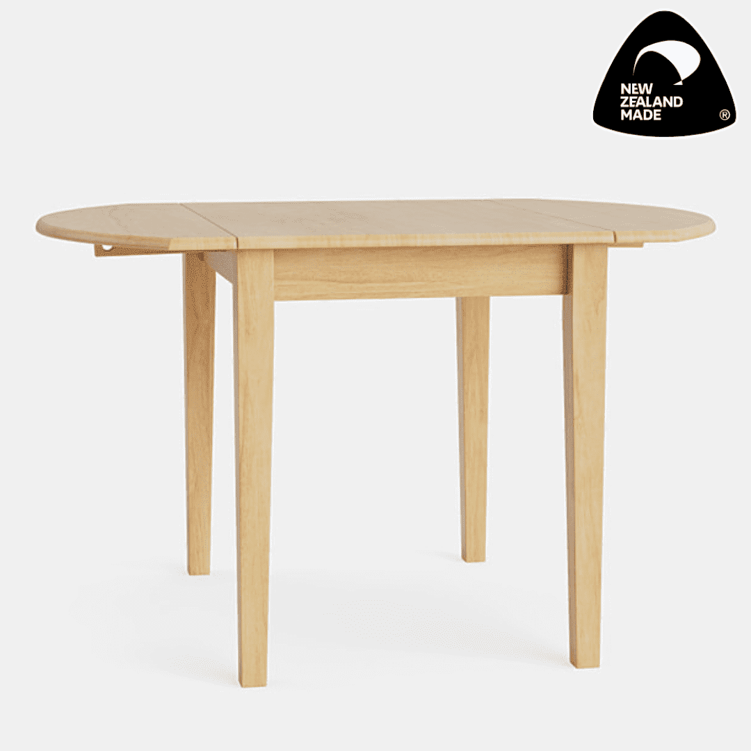 Light Oak Color Villager Drop Leaf Table - Living Space