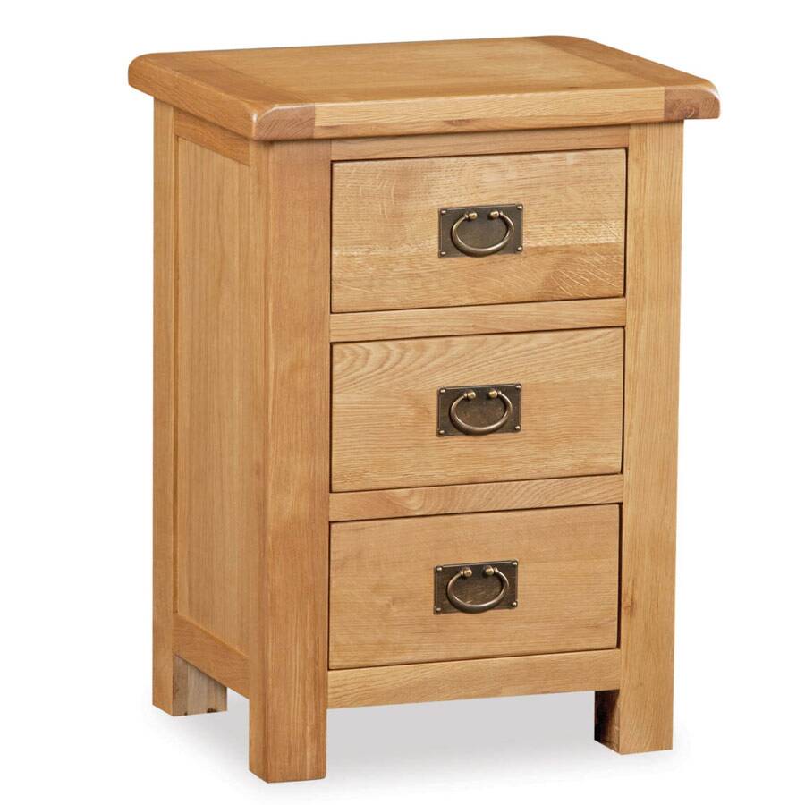 Reliya 3 Drawer Bedside Table