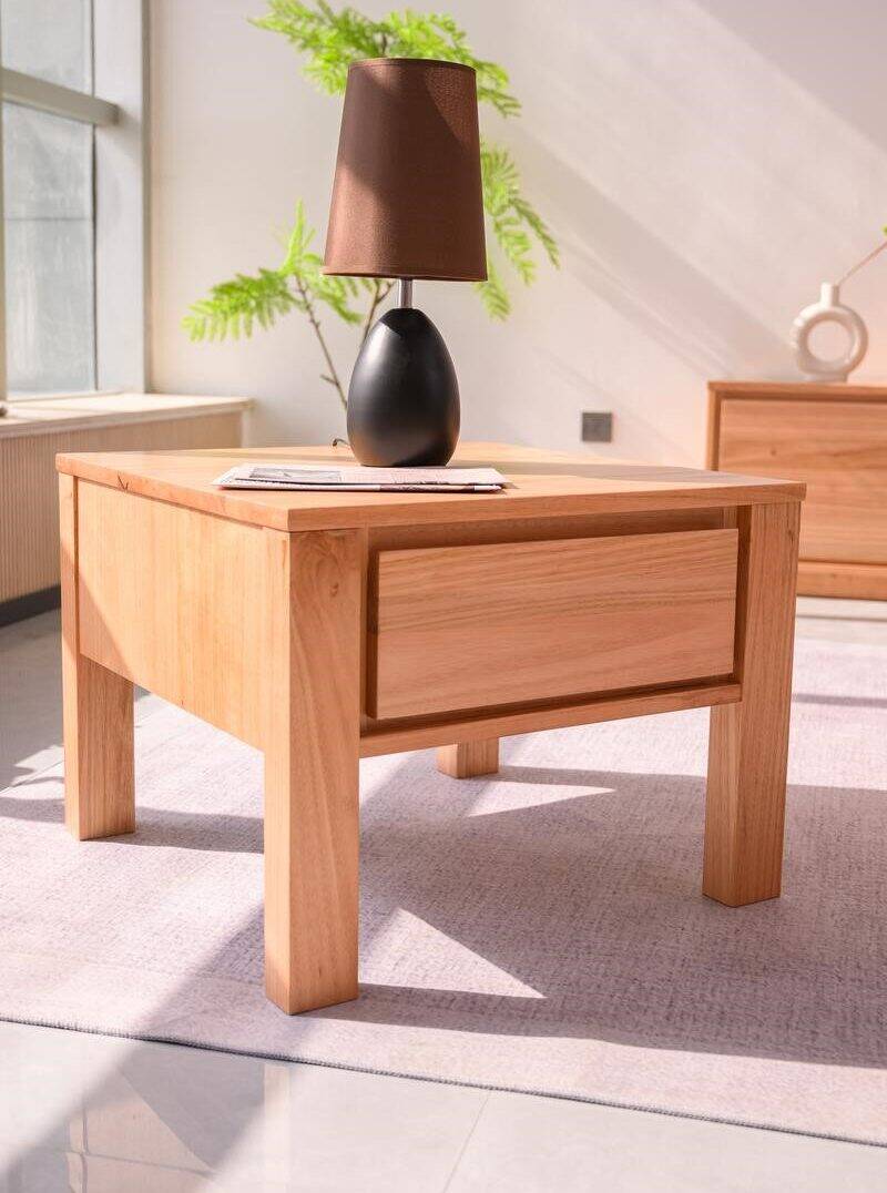 lamp table - wooden side table