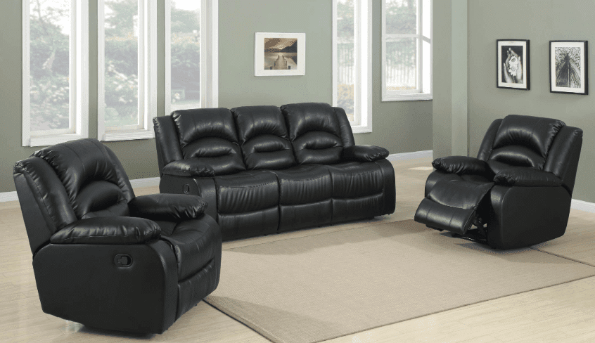 Lara 3-Piece Recliner Lounge Suite