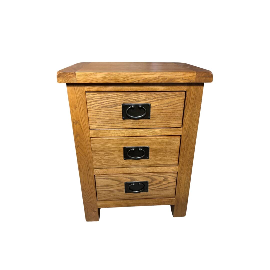 Reliya 3 Drawer Bedside Table