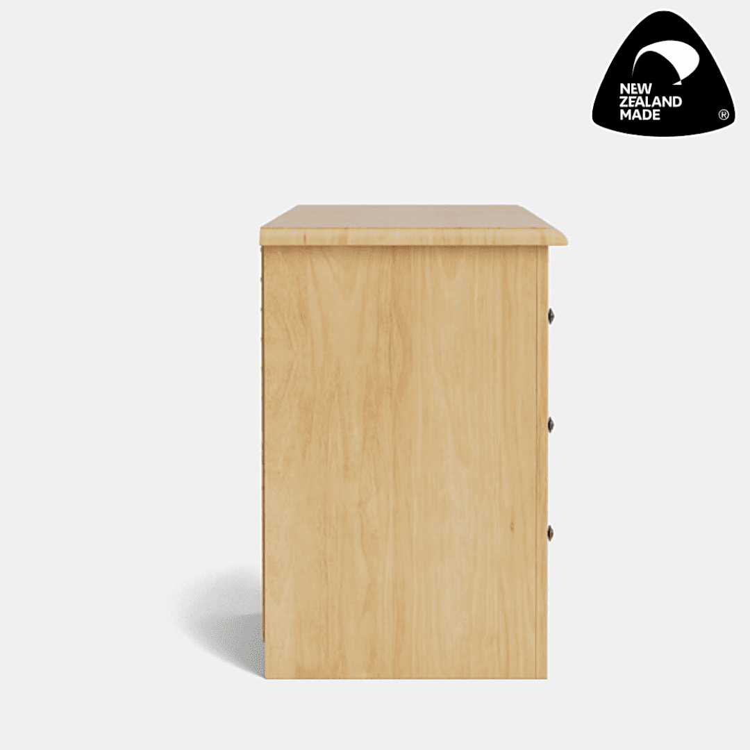 Light Oak - Villager 3 Drawer Desk