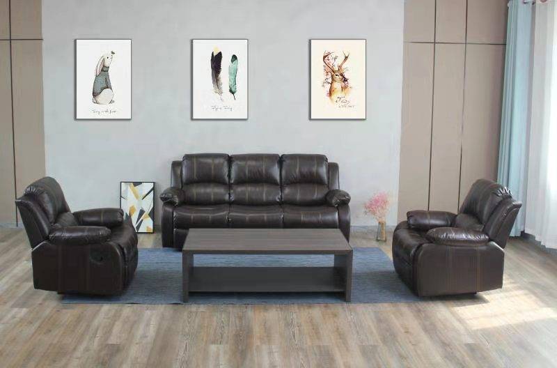 Maryland Recliner Lounge Suite | Brown (3RR+1R+1R) - Image 3
